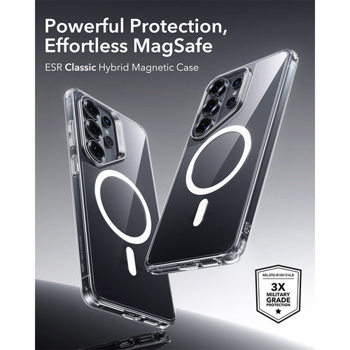 ESR Samsung Galaxy S26 Ultra Classic Hybrid MagSafe Case with HaloLock - Clear