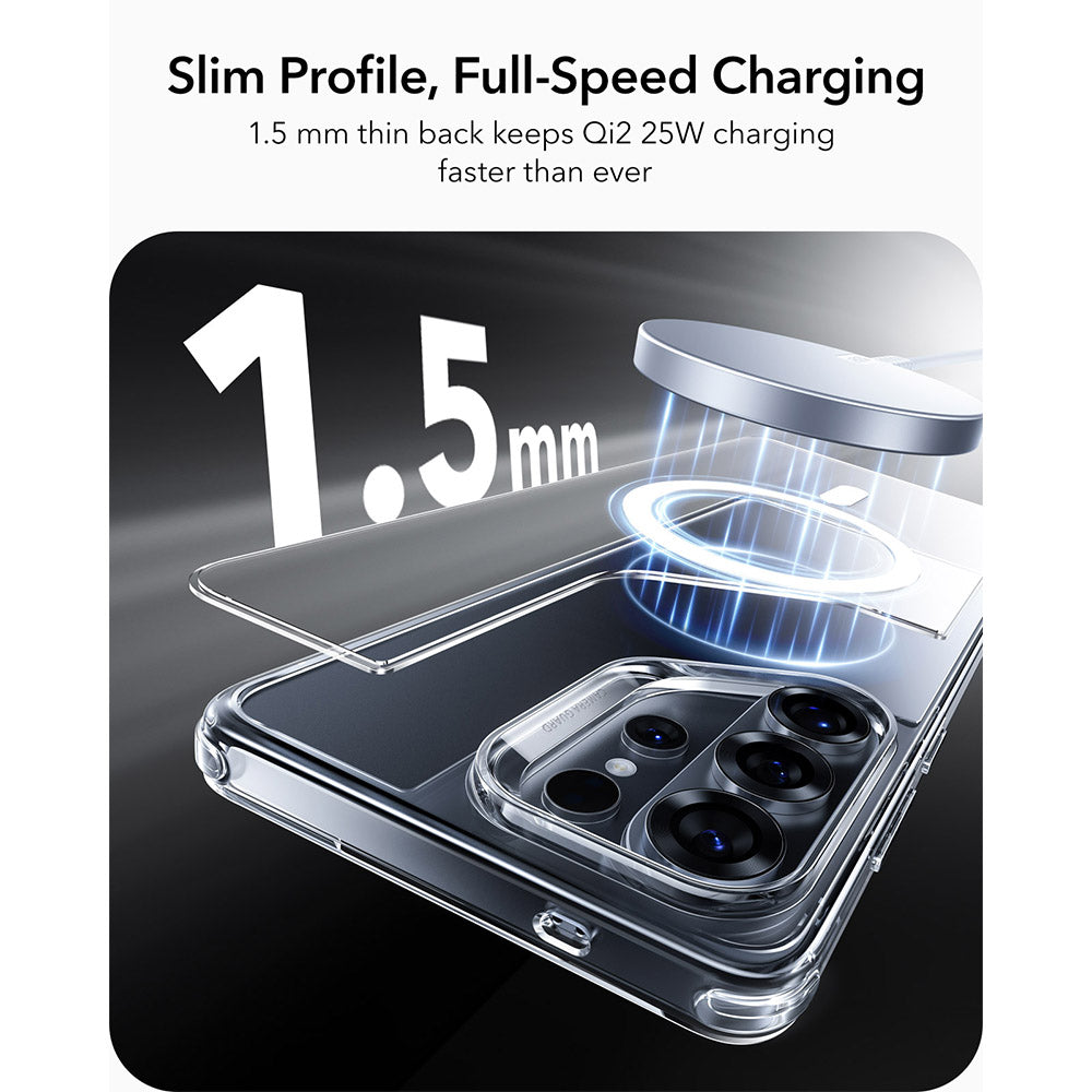 ESR Samsung Galaxy S26 Ultra Classic Hybrid MagSafe Case with HaloLock - Clear