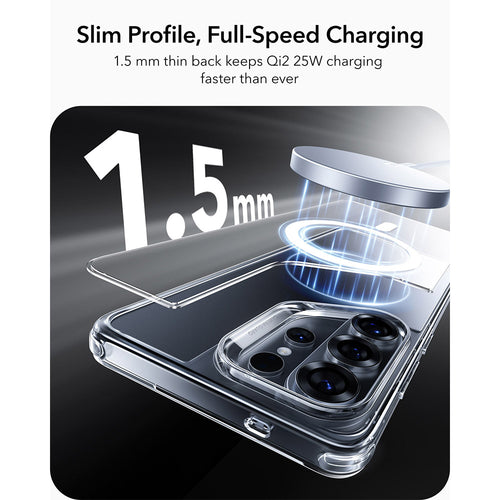 ESR Samsung Galaxy S26 Ultra Classic Hybrid MagSafe Case with HaloLock - Clear
