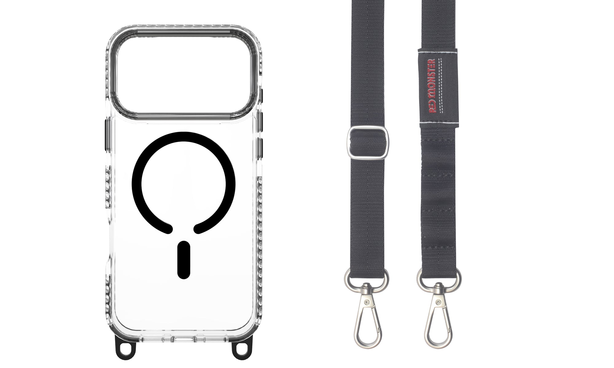 Redmonster iPhone 17 Pro Max 6.9 (2025) Gassan M Strap Black