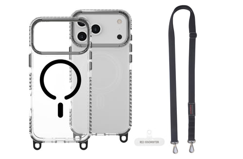 Redmonster iPhone 17 Pro Max 6.9 (2025) Gassan M Strap Black