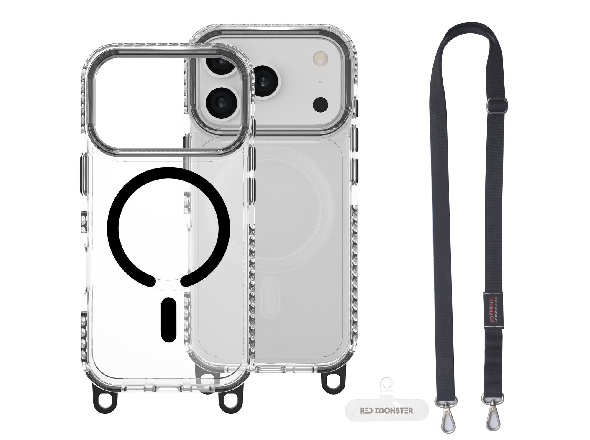 Redmonster iPhone 17 Pro Max 6.9 (2025) Gassan M Strap Black