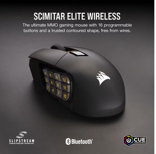 Corsair Scimitar Elite Wireless MMO Gaming Mouse