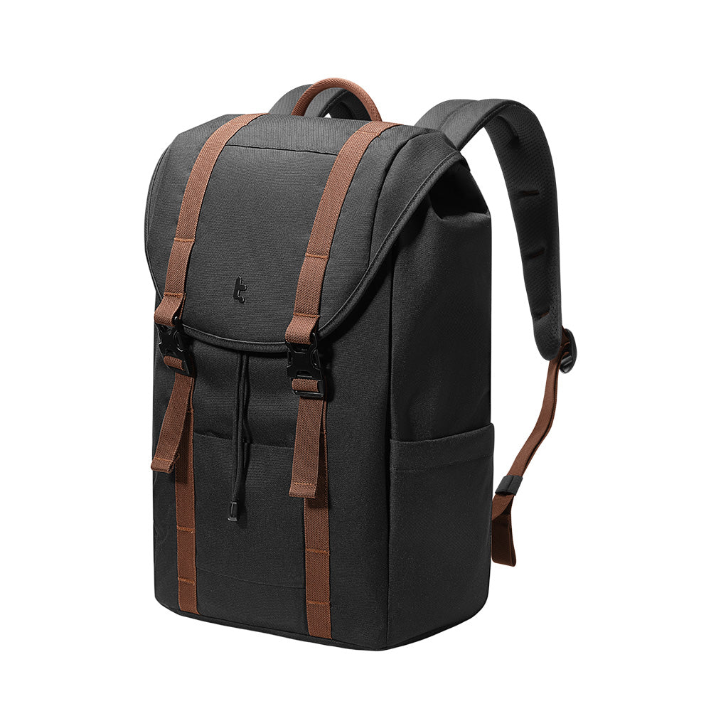 tomtoc VintPack TA1 22L Laptop Backpack - Black