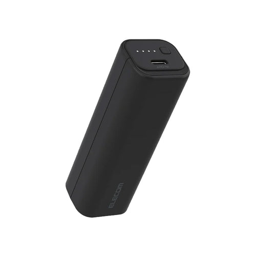 Elecom DE-A01-5000BK CCC 5000mAh 15W 1C Power Bank (Black)