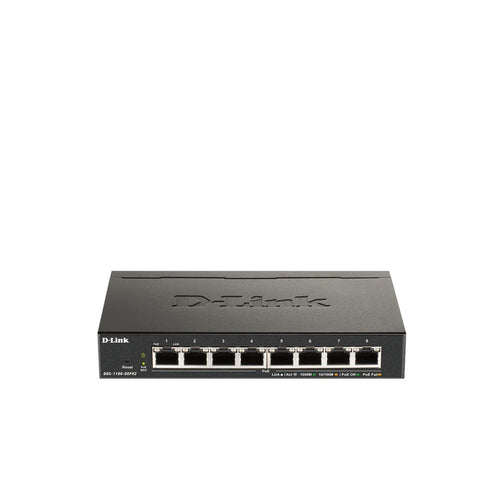 D-Link DGS-1100-08PV2 8-Port Gig Managed PoE (64W) Switch