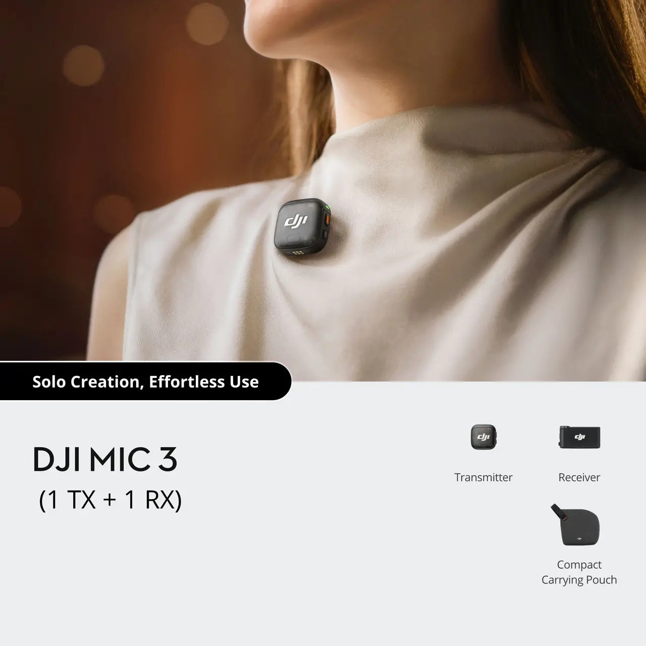 DJI Mic 3 (1 TX + 1 RX) – Challenger Singapore