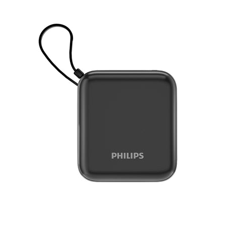 Philips DLP2217B/97 10000mAh CCC 22.5W USB-C+Lightning Cable (Black)