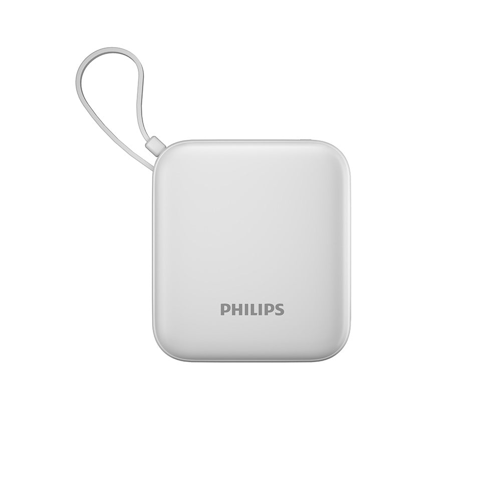 Philips DLP2217W/97 10000mAh CCC 22.5W USB-C+Lightning Cable (White)