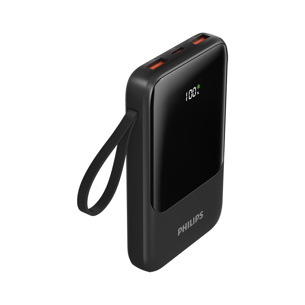 Philips DLP2223B/97 10000mAh CCC 22.5W USB-C+Lightning (Black)