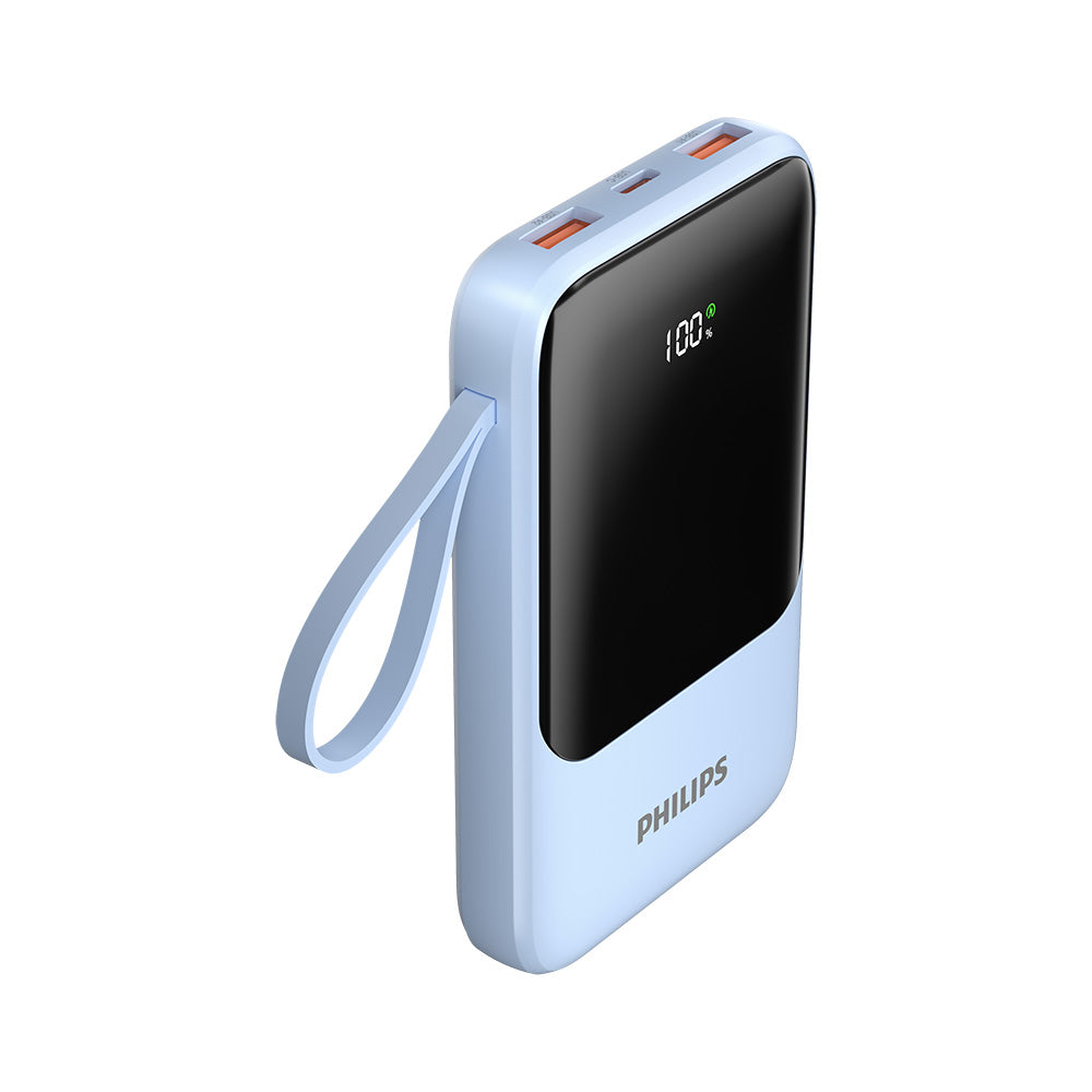 Philips DLP2223L/97 10000mAh CCC 22.5W USB-C+Lightning (Blue)