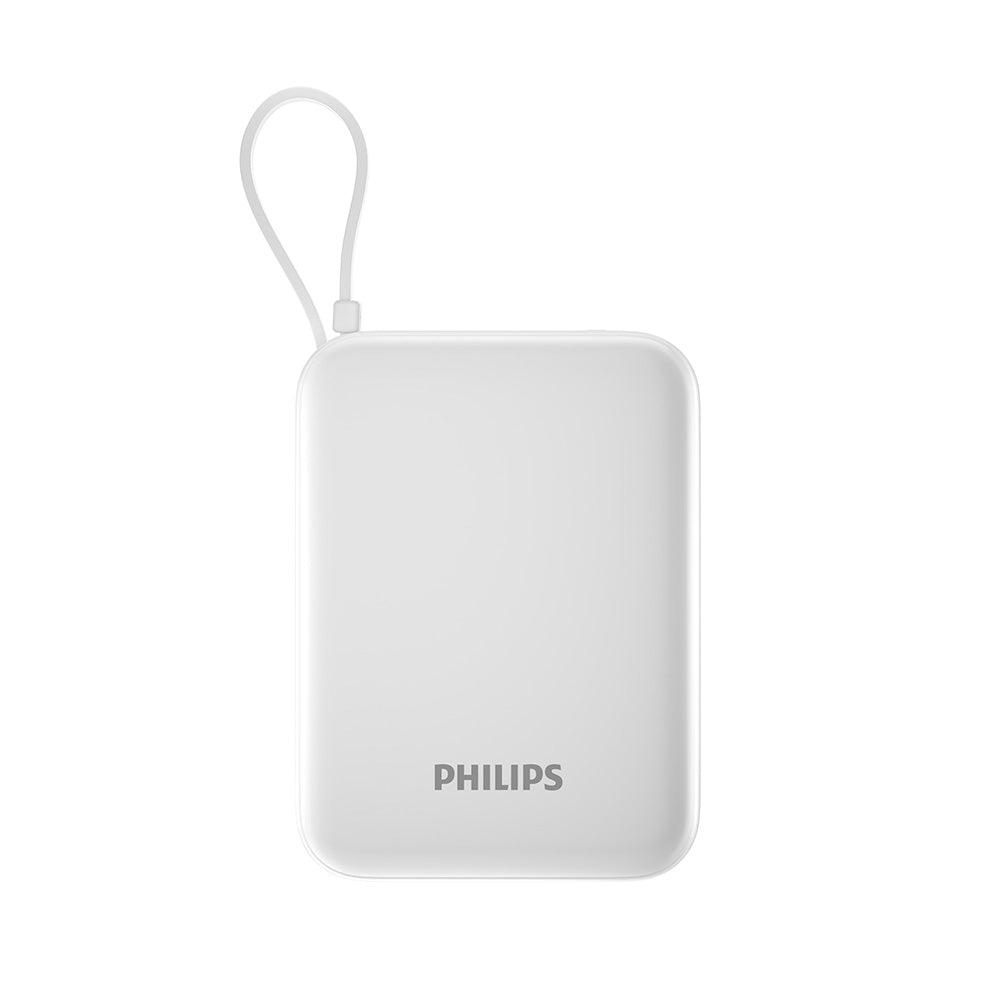 Philips DLP2226W/97 20000mAh CCC 22.5W USB-C+Lightning Cable (White)