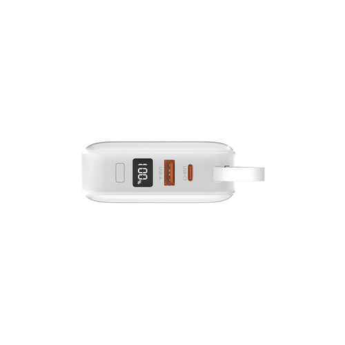 Philips DLP2226W/97 20000mAh CCC 22.5W USB-C+Lightning Cable (White)