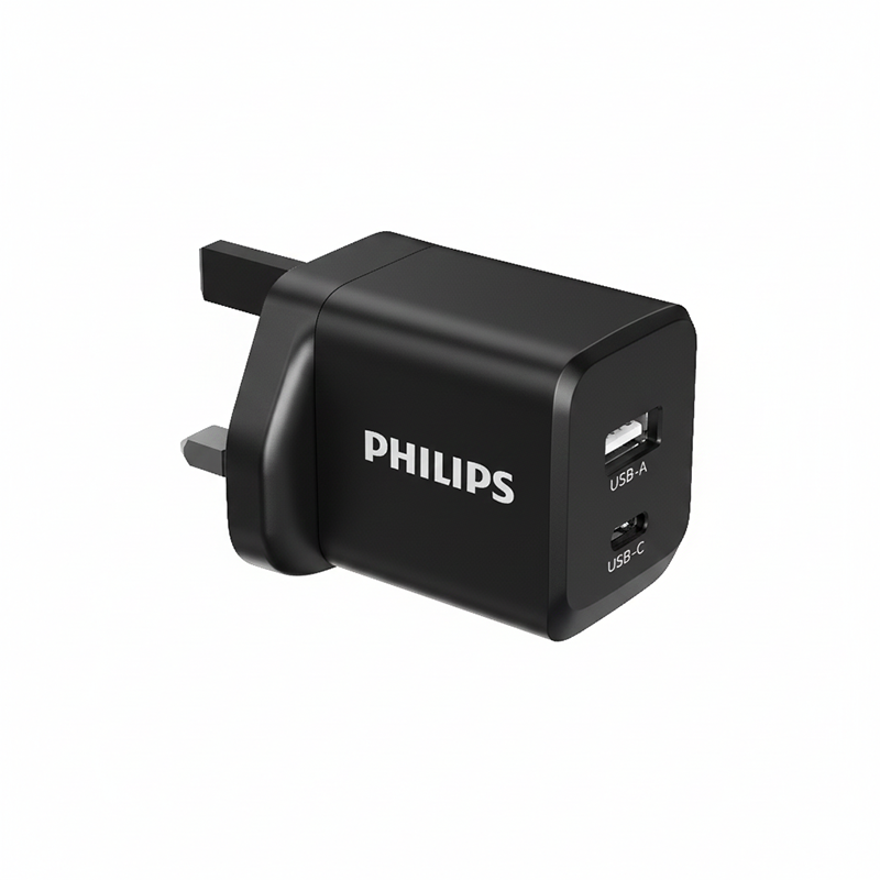 Philips DLP5321CB/05 45W GaN Wall Charger QC18W PD45W Black