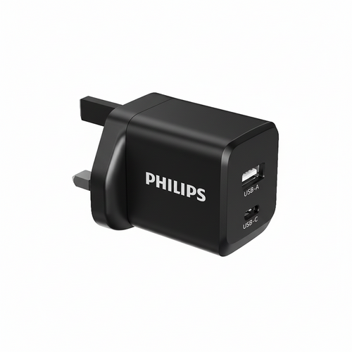 Philips DLP5322CB/05 30W GaN Wall Charger QC30W PD30W (Black)