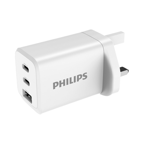 Philips DLP6331CW/05 65W GaN Fast Wall Charger 2C1A