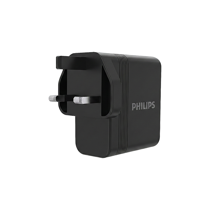 Philips DLP6332CB/05 100W GaN Wall Charger 2C1A (Black)