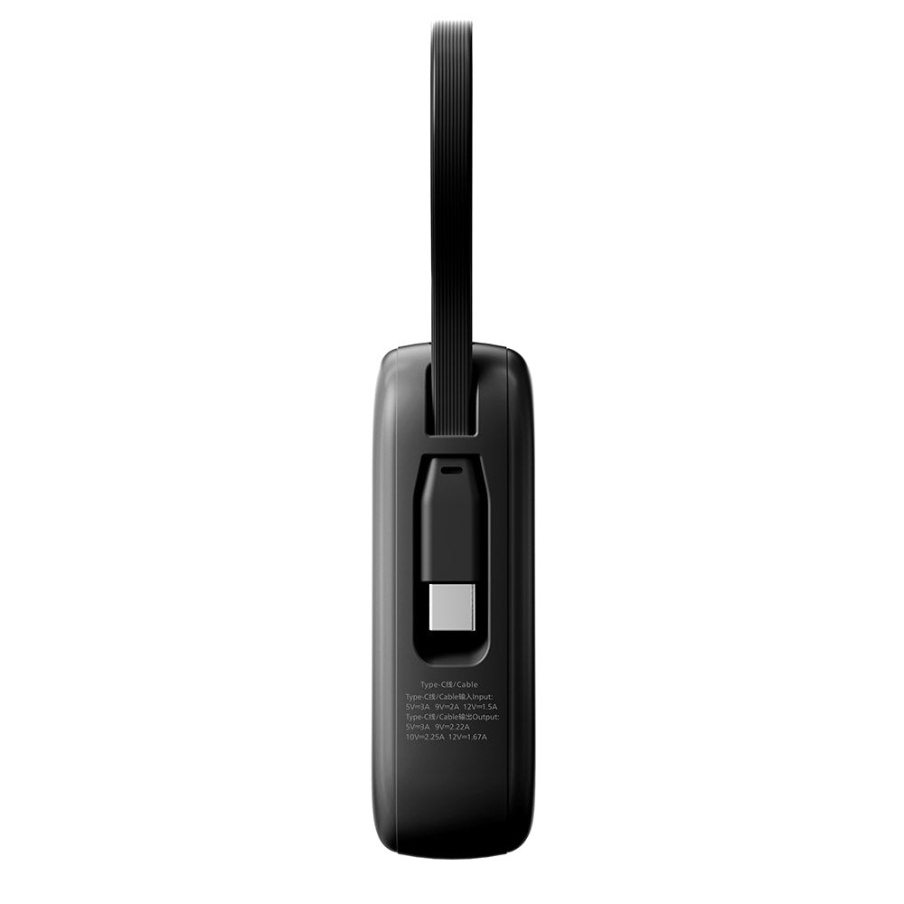 Philips DLP9205B/97 10000mAh CCC Qi2 + USB-C 22.5W Cable (Black)