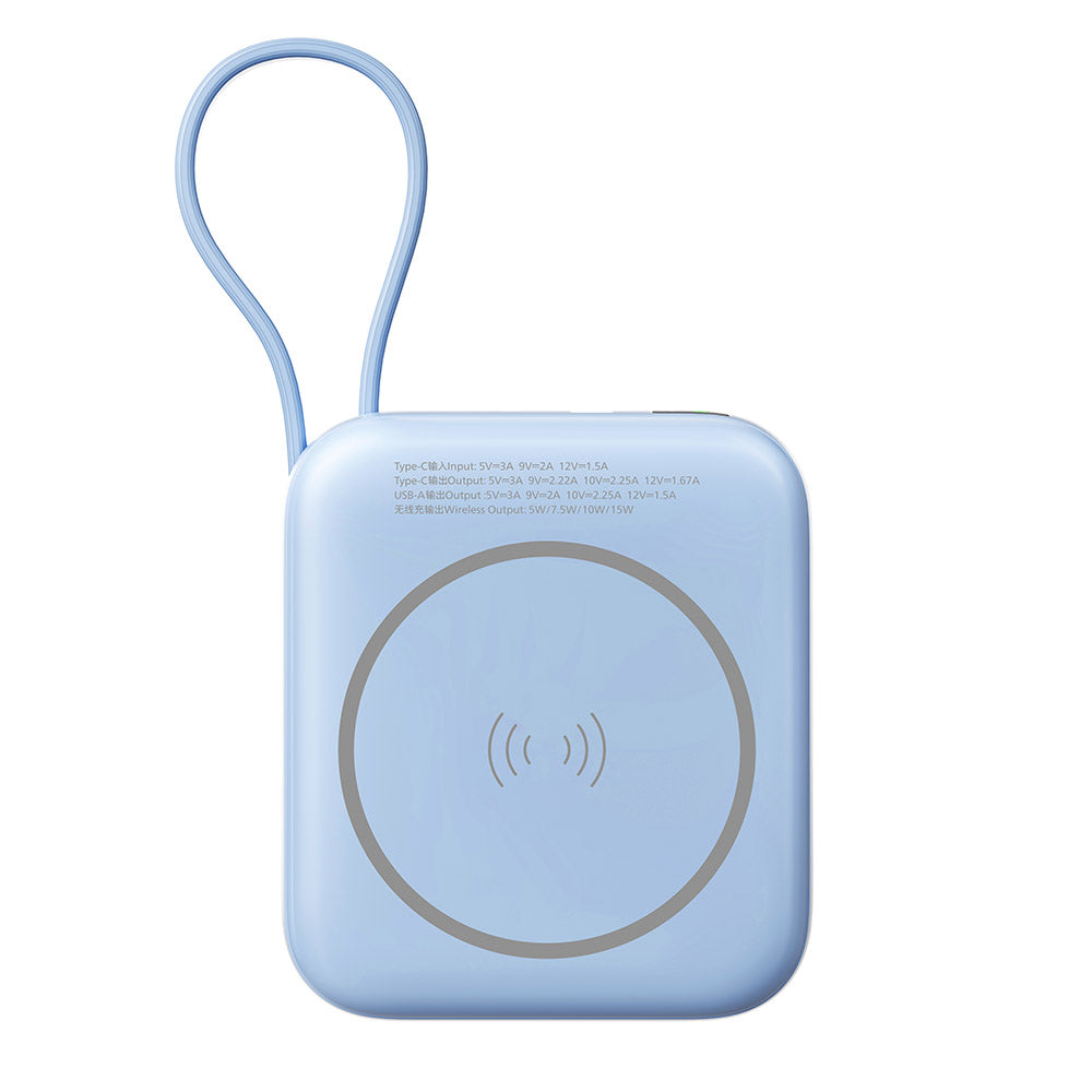 Philips DLP9205L/97 10000mAh CCC Qi2 + USB-C 22.5W Cable (Blue)