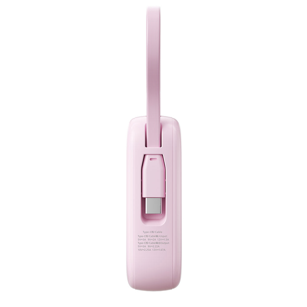 Philips DLP9205P/97 10000mAh CCC Qi2 + USB-C 22.5W Cable (Pink)