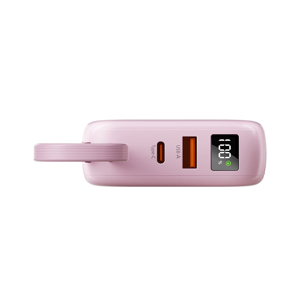 Philips DLP9205P/97 10000mAh CCC Qi2 + USB-C 22.5W Cable (Pink)