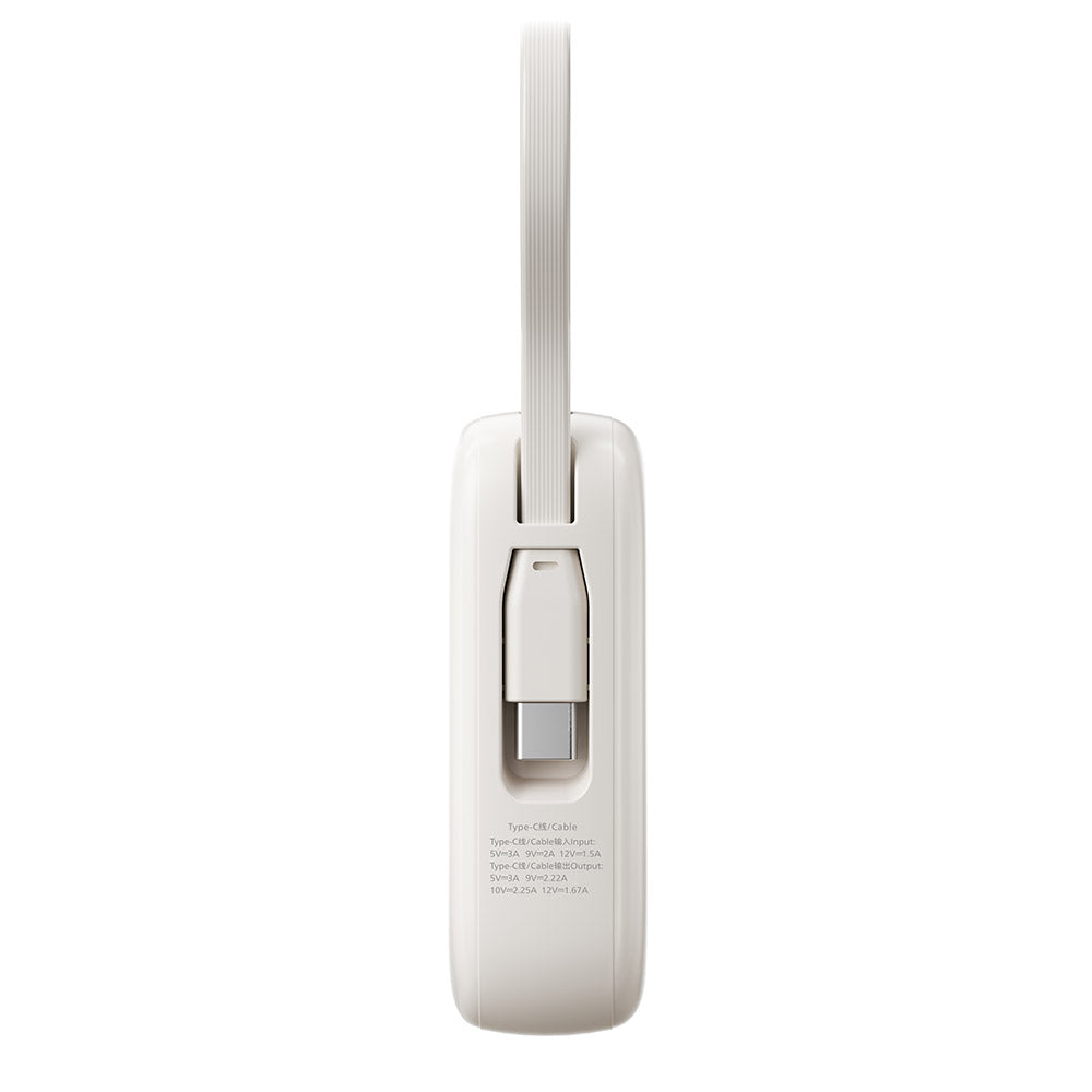 Philips DLP9205W/97 10000mAh CCC Qi2 + USB-C 22.5W Cable (White)