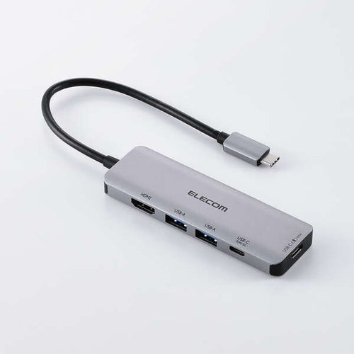 Elecom DST-051BPSV USB Type-C 5-in-1 PD100W Docking Station