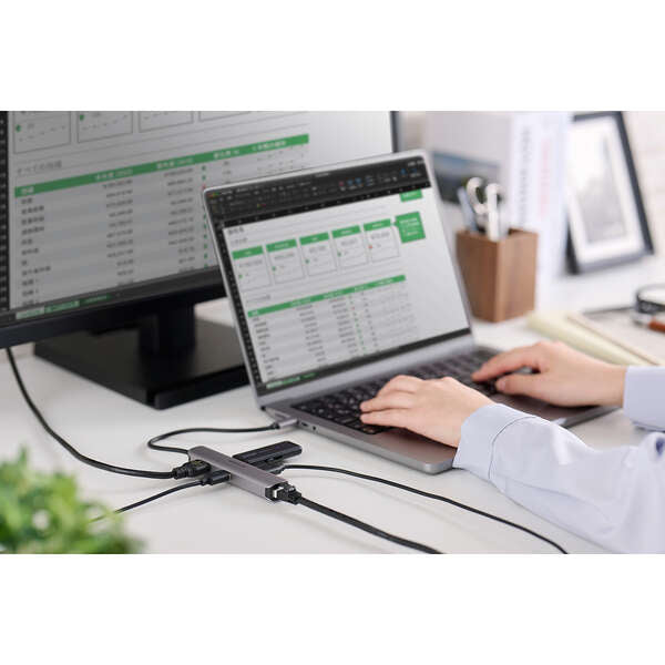 Elecom DST-052BPSV USB Type-C 5-in-1 Docking Station