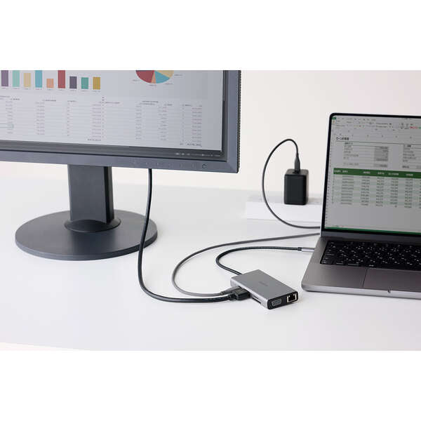 Elecom DST-101BPSV USB Type-C 10-in-1 PD100W Docking Station