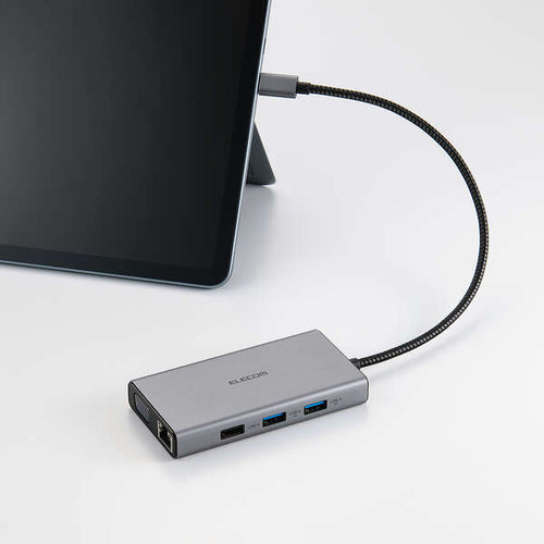 Elecom DST-101BPSV USB Type-C 10-in-1 PD100W Docking Station