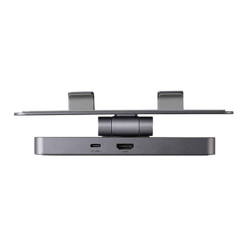 Elecom DST-T060BPGY 6-in-1 PD100W Docking Station with Tablet Stand