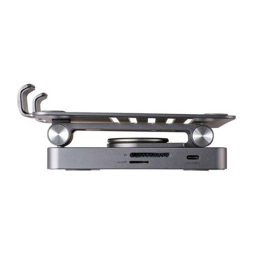 Elecom DST-T060BPGY 6-in-1 PD100W Docking Station with Tablet Stand