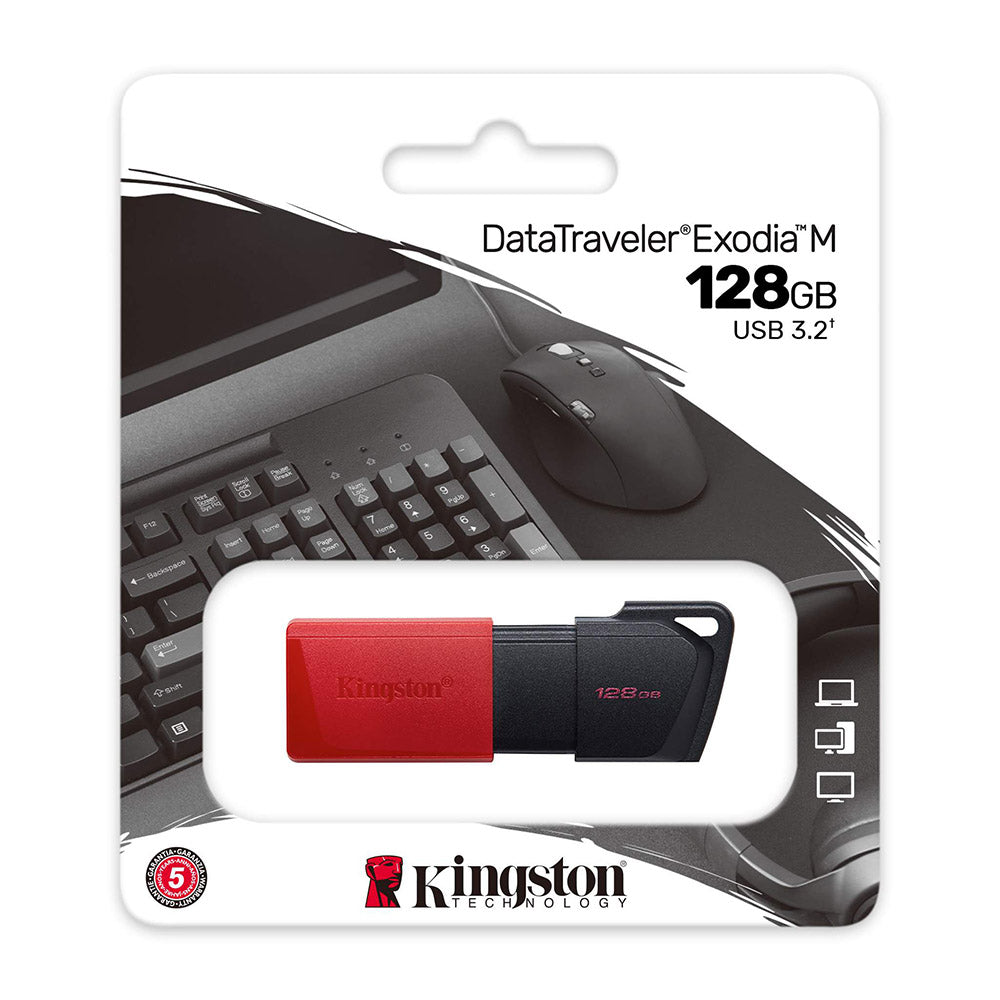 Kingston DataTraveler Exodia M 128GB USB 3.2 Flash Drive