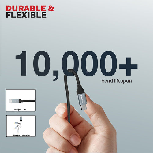 Honeywell USB C to USB C Cable USB 3.1 1.2M (Black)