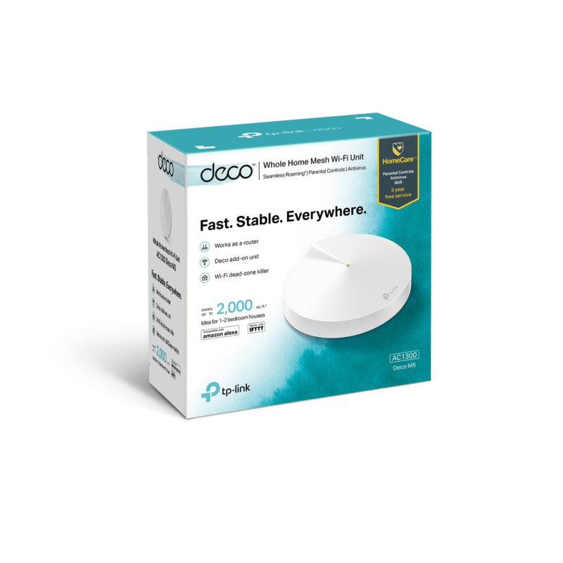 TP-Link Deco M5 AC1300 Whole Home Mesh Wi-Fi System (1-Pack)
