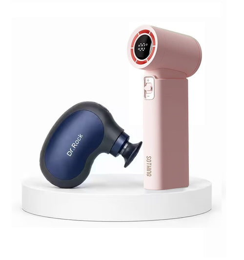 Dr.Rock 8000Q2-DBLUE Little Bean Massager + Sothing Engine Slim PK