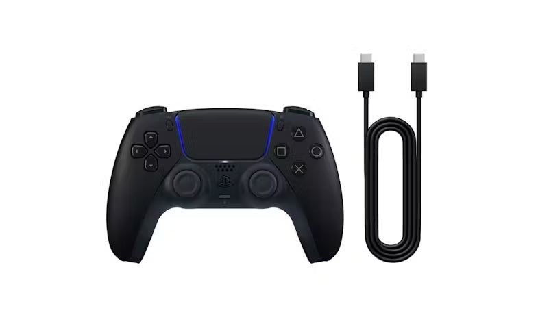 PS5 DualSense Controller ミッドナイトブラック Sony PS5 DualSense® Wireless Controller – Midnight Black+USB Cable