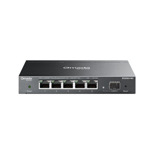 Omada ES206X-M2 5-Port 2.5G BASE-T Easy Managed Switch