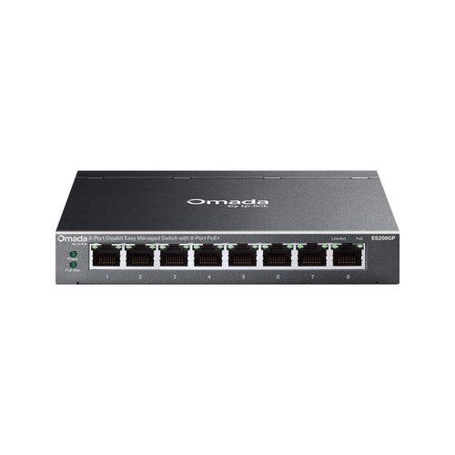 Omada ES208GP 8-Port Easy Managed Switch with 8-Port PoE+