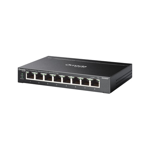 Omada ES208GP 8-Port Easy Managed Switch with 8-Port PoE+