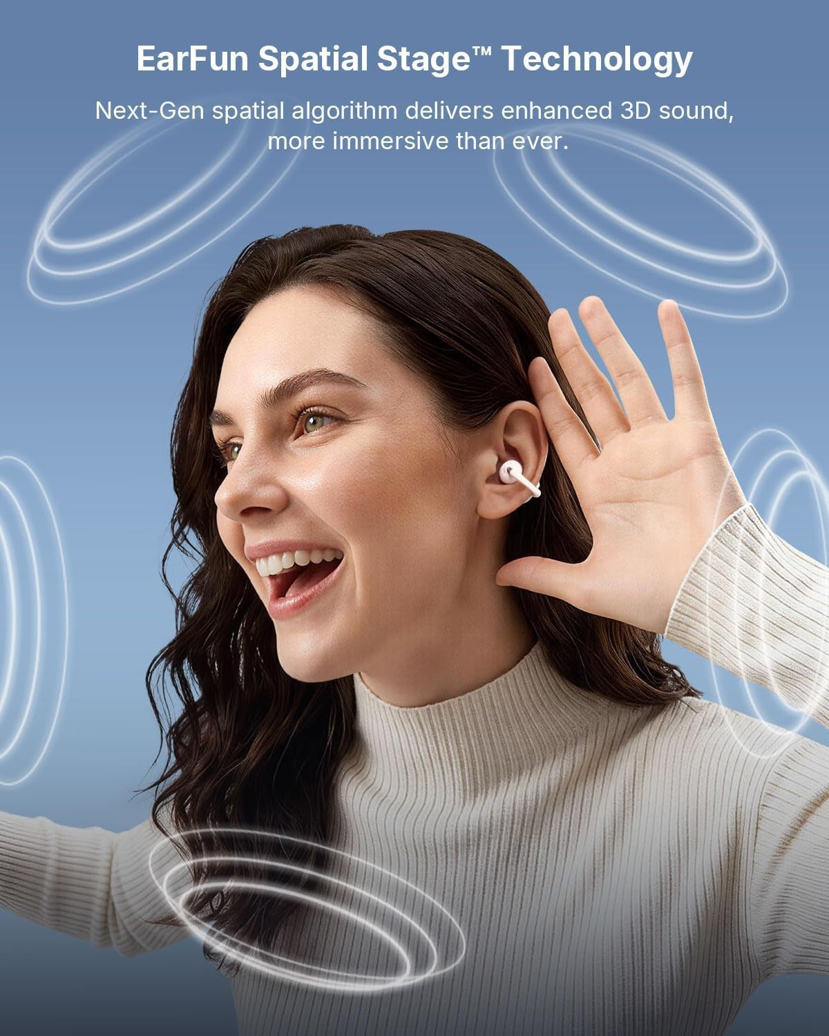 EarFun Clip 2 Open-Ear AI TWS White