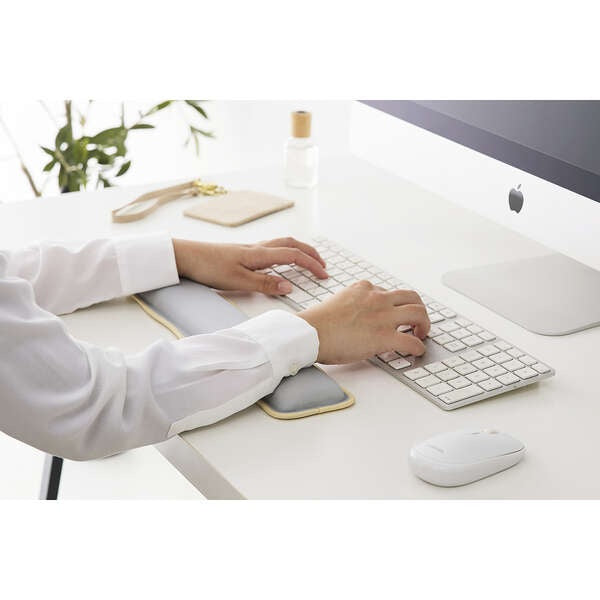Elecom-MOH-UKM01GY Wave Wrist Rest Grey