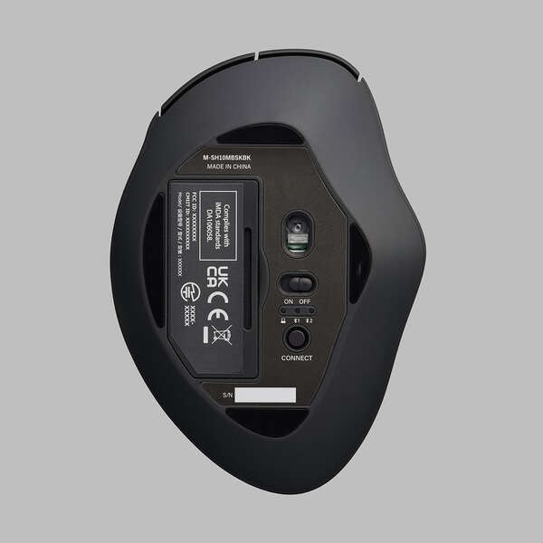 Elecom M-SH10MBSK Dual Mode Wireless Mouse Black