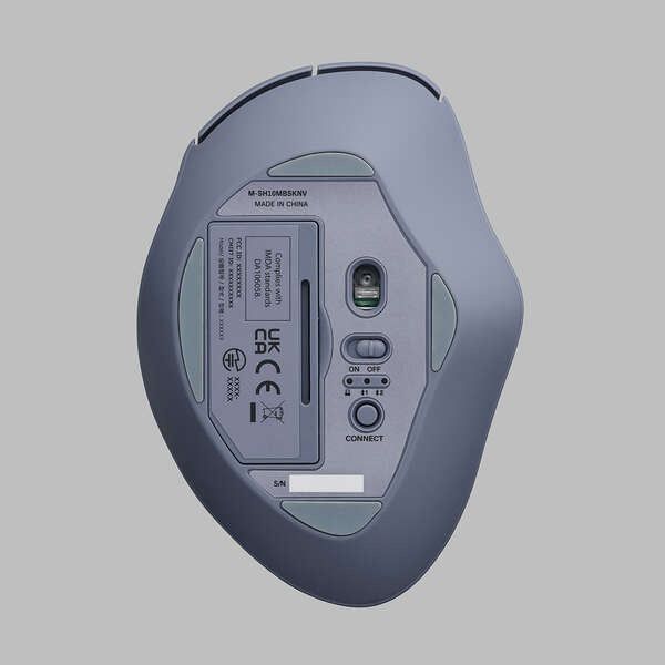 Elecom M-SH10MBSK Dual Mode Wireless Mouse Navy