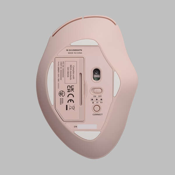 Elecom M-SH10MBSK Dual Mode Wireless Mouse Pink