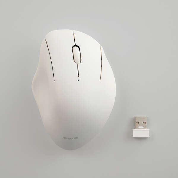 Elecom M-SH10MBSK Dual Mode Wireless Mouse White