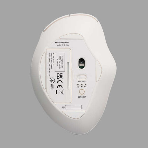 Elecom M-SH10MBSK Dual Mode Wireless Mouse White