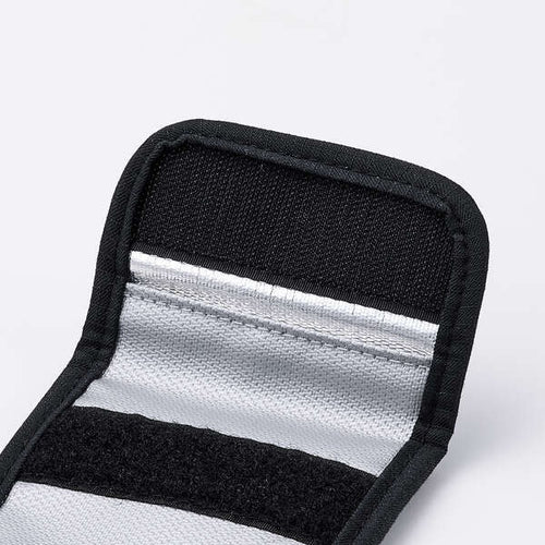 Elecom BMA-MBP01LGY Fire-Resistant Gadget Pouch Large