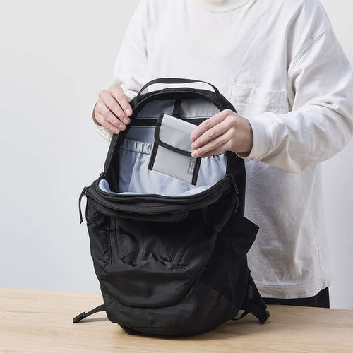 Elecom BMA-MBP01LGY Fire-Resistant Gadget Pouch Large