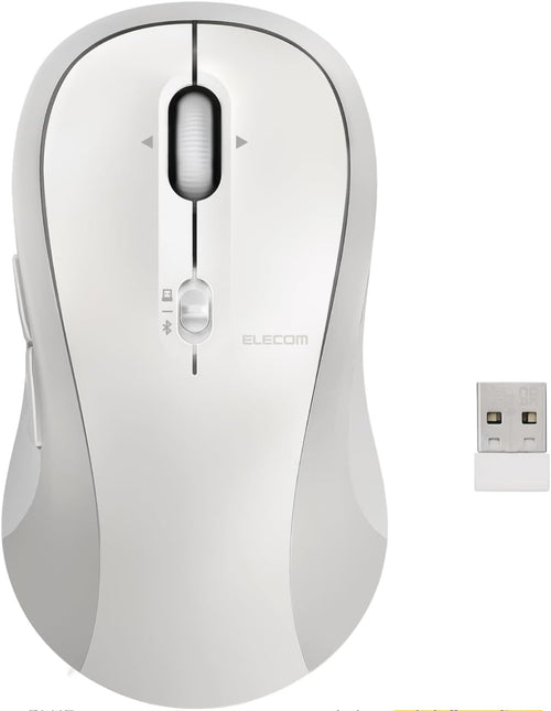 Elecom M-MY40MBSWH-G Wireless Mouse White